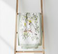 Linen Blend Tea Towel Sulphur Crested Cockatoo
