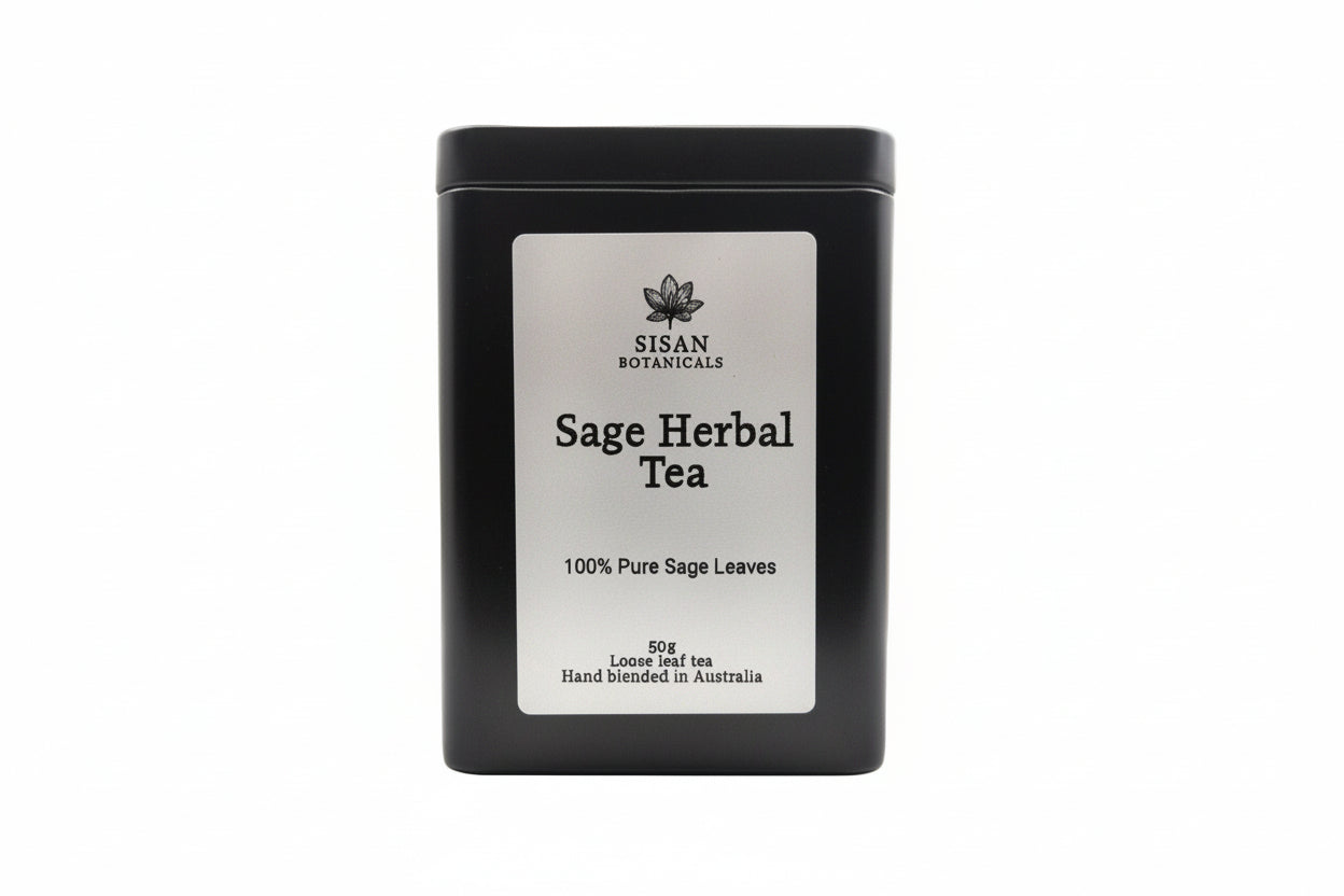 Sage Herbal Tea Loose Leaf Tin 50g