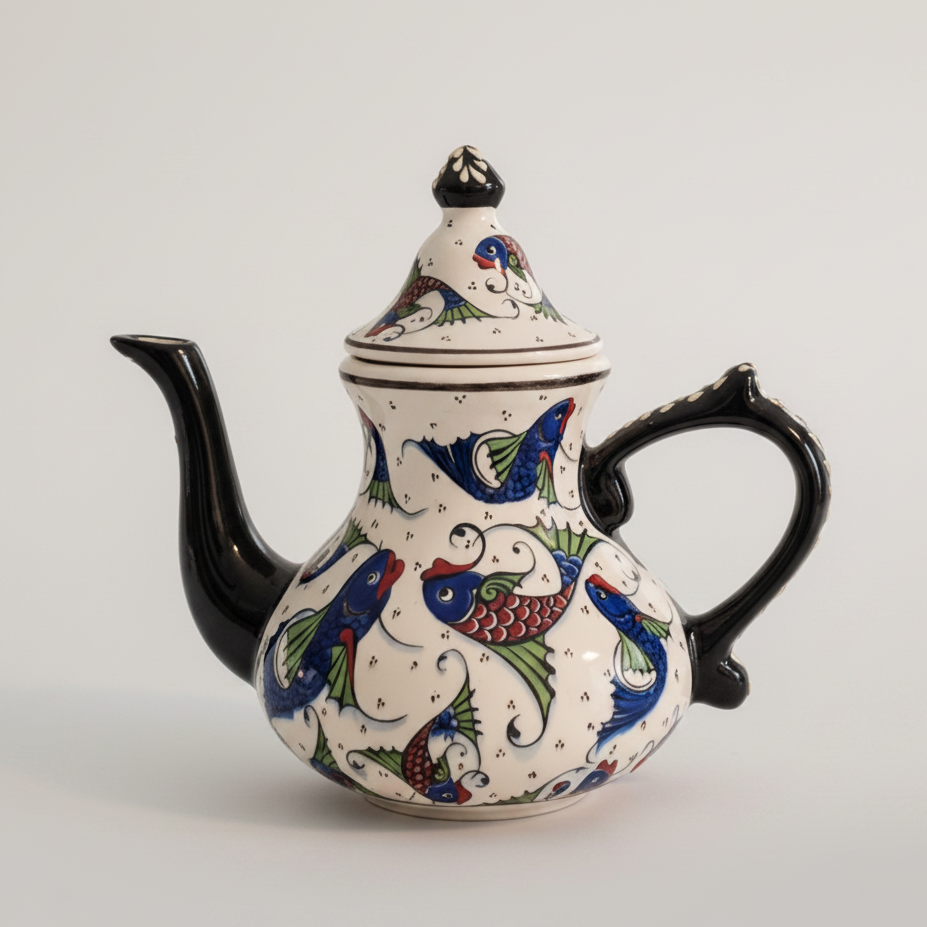 Handmade Turkish Ceramic Teapot