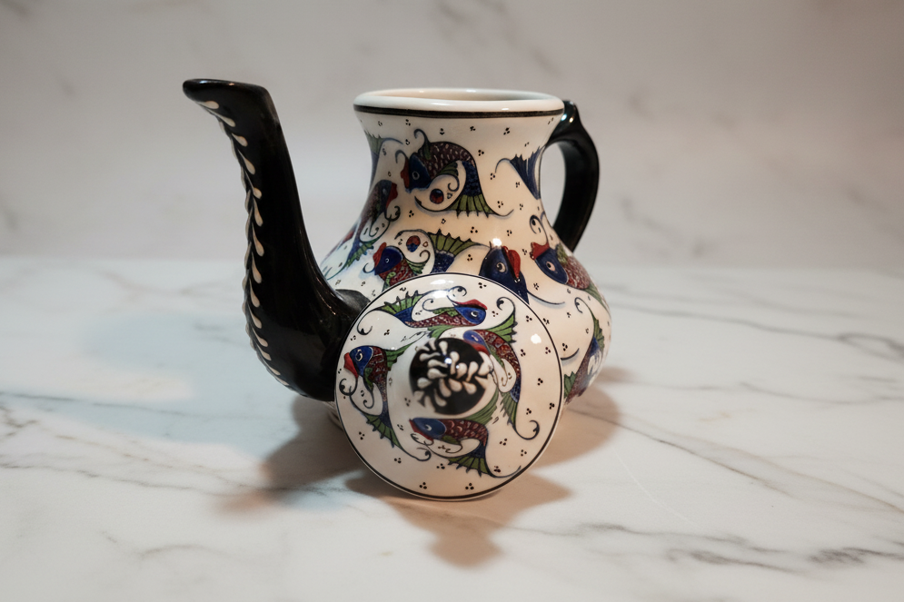 Handmade Turkish Ceramic Teapot