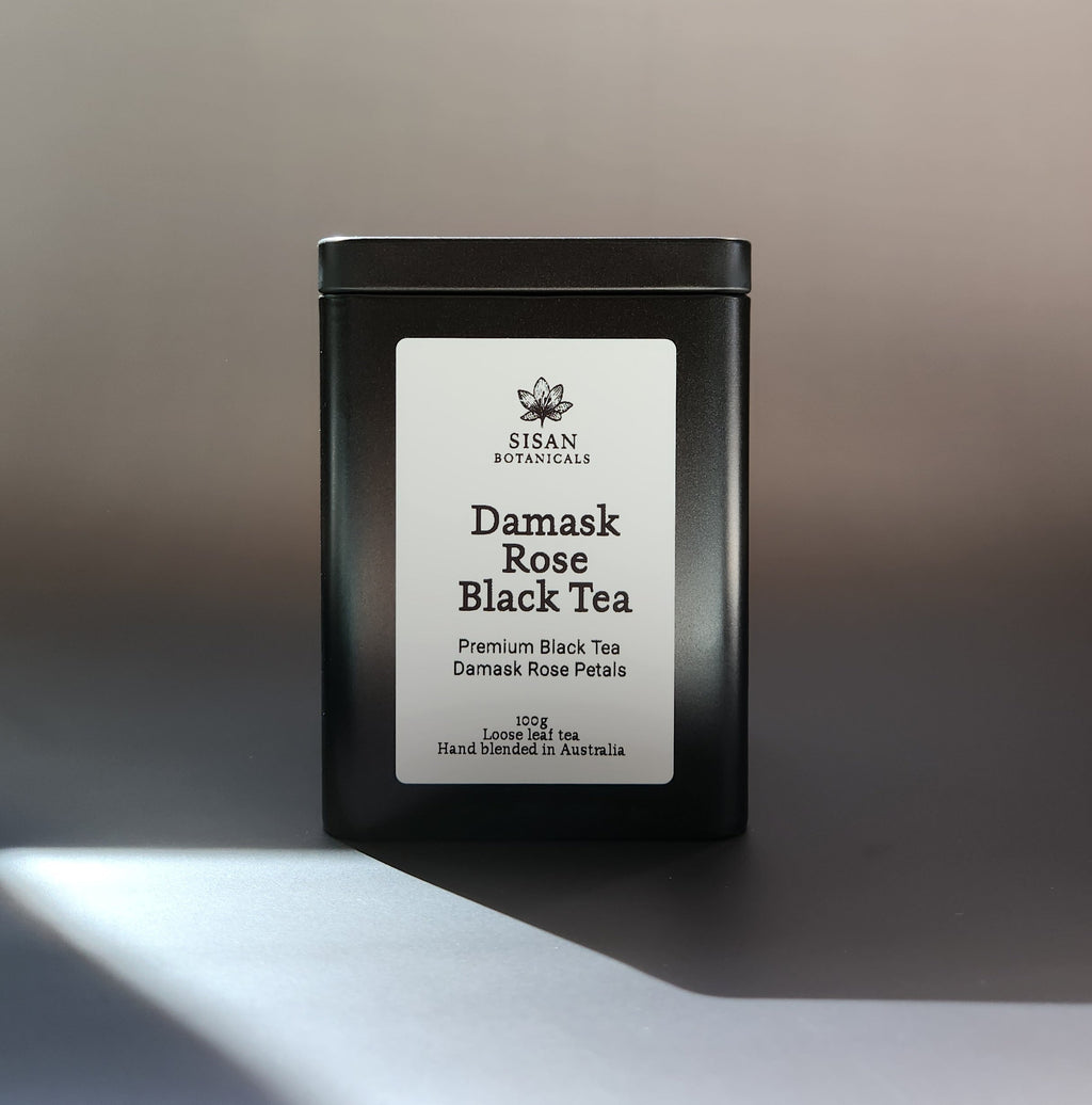 Damask Rose Black Tea Loose Leaf Tin 150g