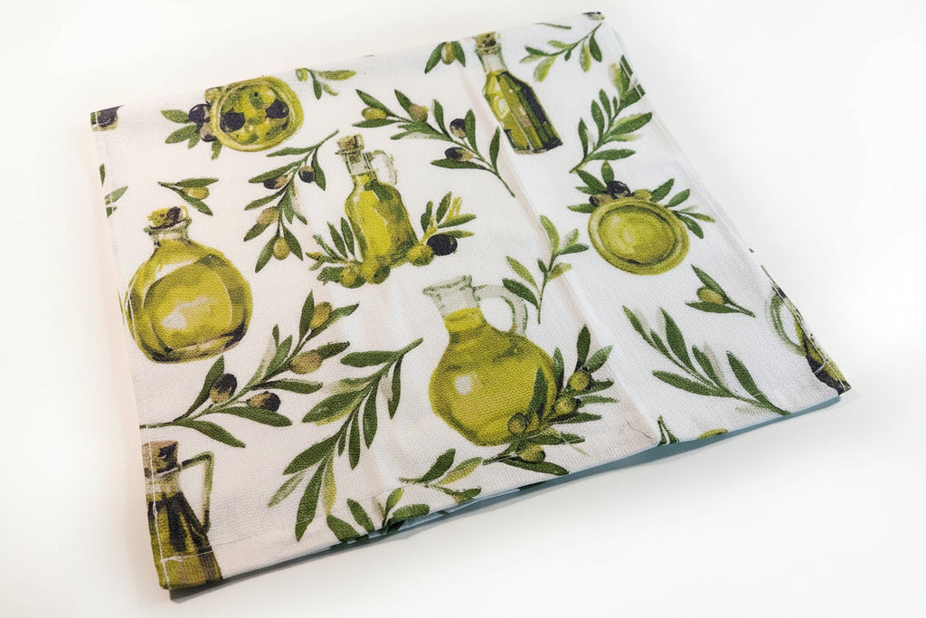 Olive Branch Tea Towel