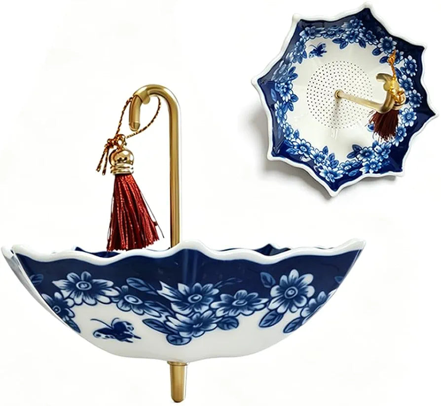 Ceramic Tea Strainer – Umbrella Shape