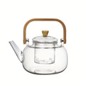 Glass Teapot with Bamboo Handle – 1200ml