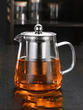 Glass Teapot 950ml with Stainless Steel Lid