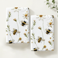 Bee & Daisy Tea Towels — Set of Two
