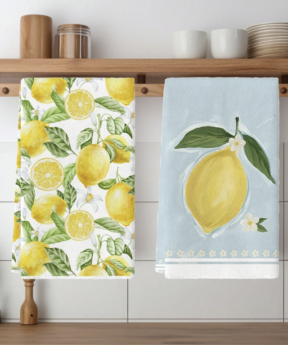 Lemon Grove Study Tea Towels — Set of Two