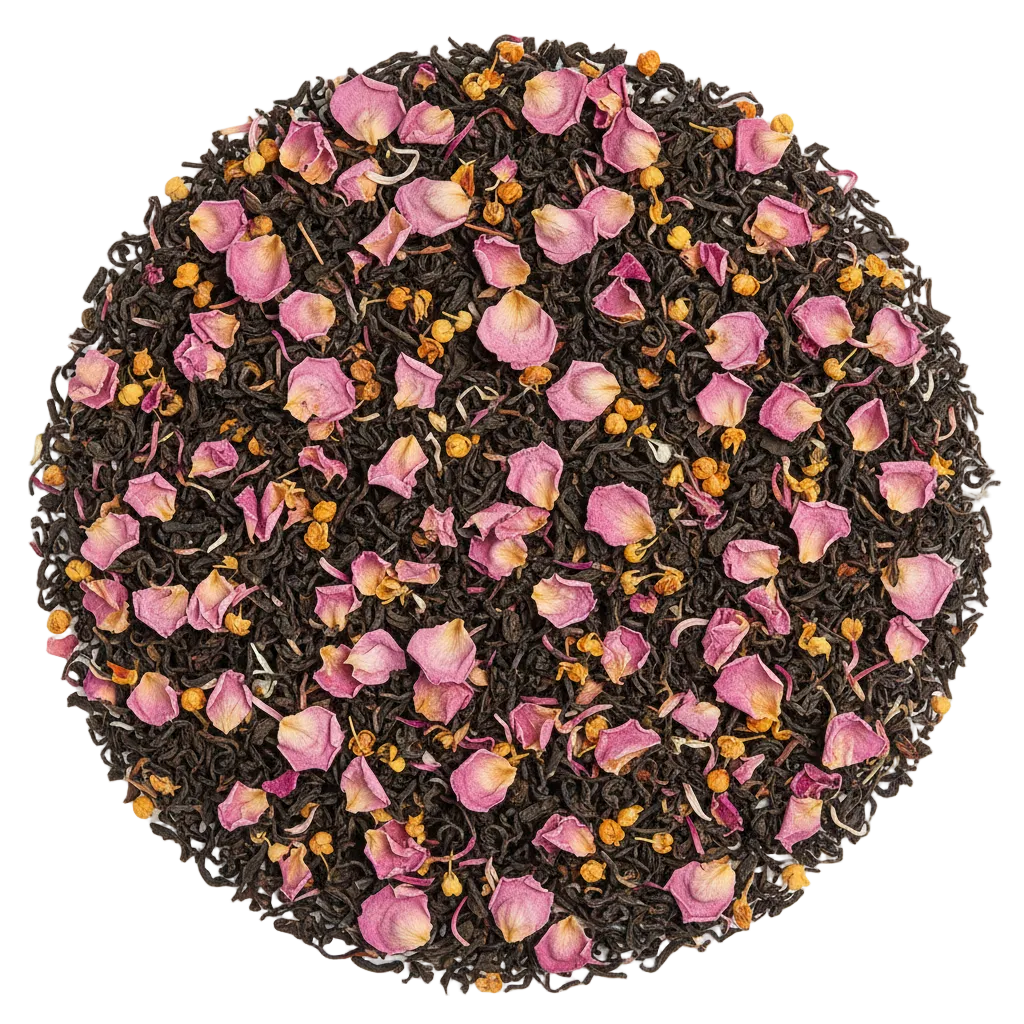 Floral Pu'er Tea Loose Leaf Tin 150g