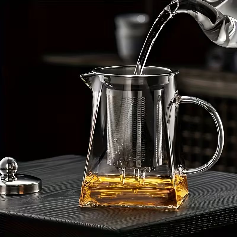 Glass Teapot with Stainless Steel Filter & Lid – 750ml