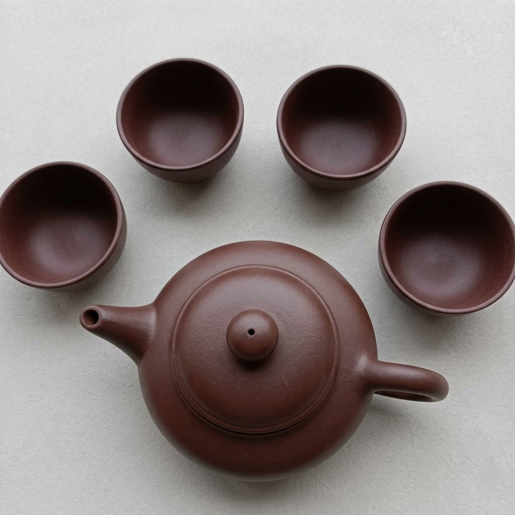Xishi — Handmade Purple Clay Teapot Set