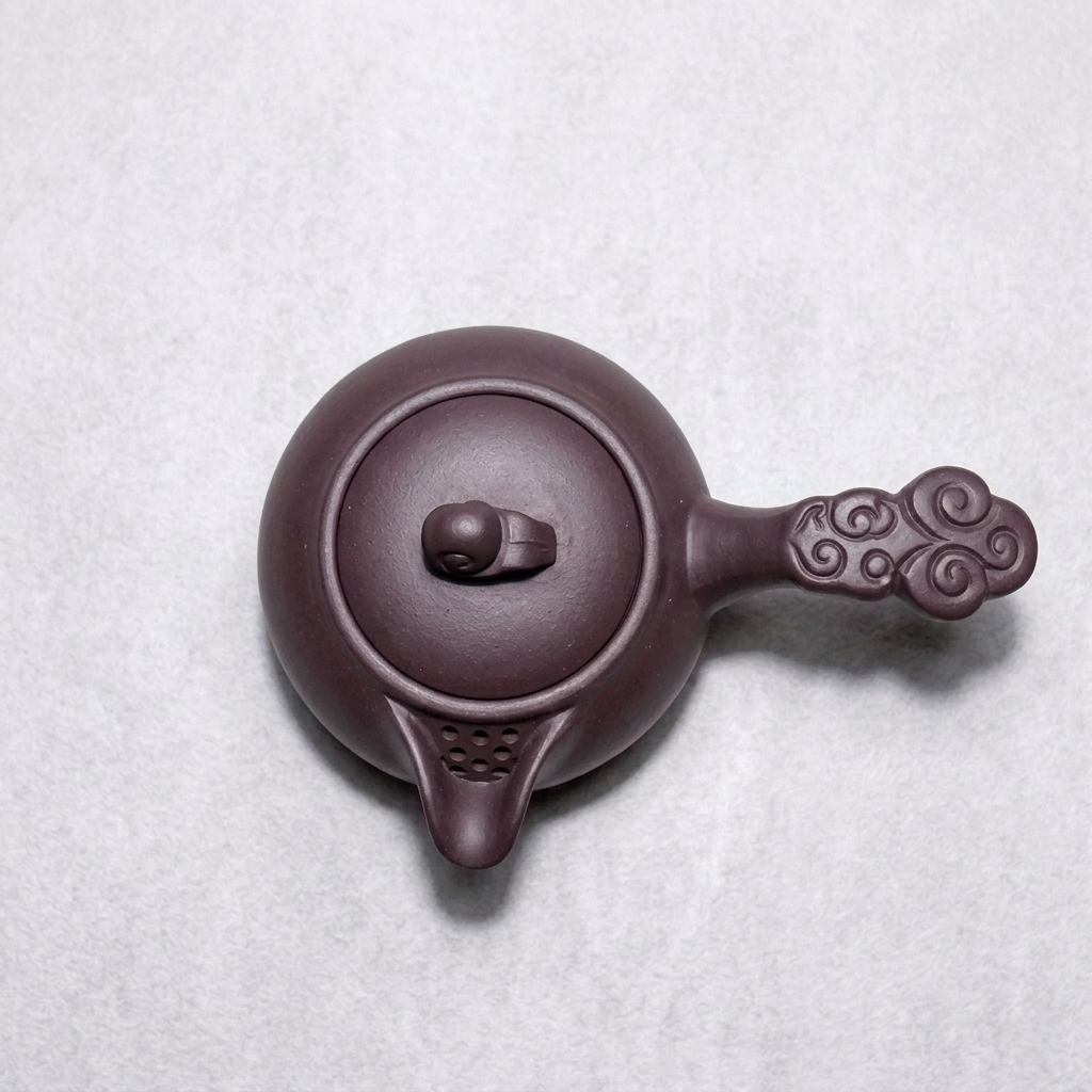 Handmade Zisha Teapot — Purple Clay