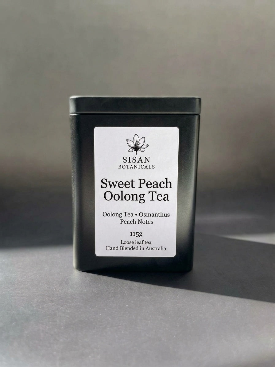 Sweet Peach Oolong Tea Loose Leaf Tin 115g