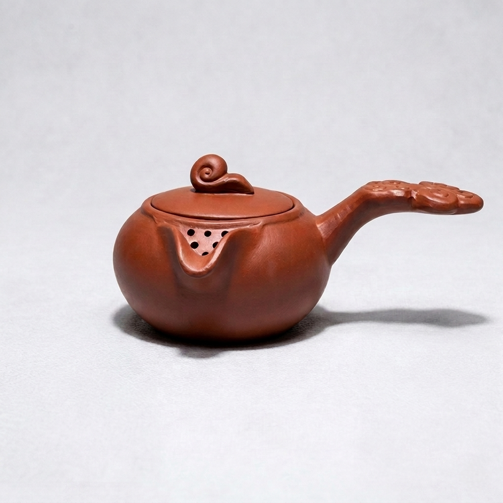 Handmade Zisha Teapot — Purple Clay