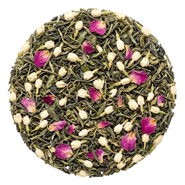 Jasmine Rose Green Tea Loose  Tea Tin 150g